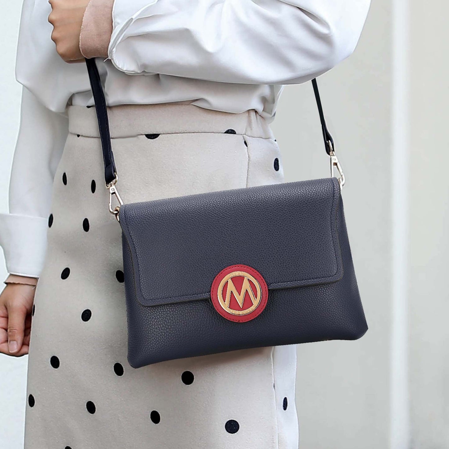 MKF Collection by Mia K. - Johanna Multi Compartment Crossbody Bag
