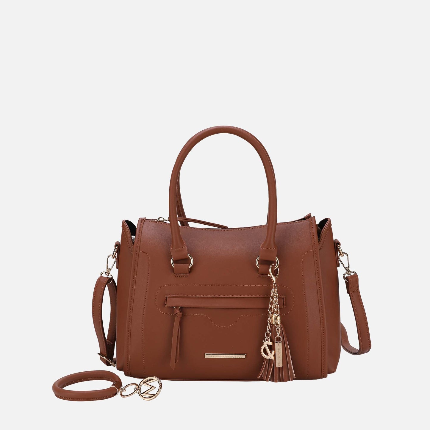 MKF Collection by Mia K. - Valeria Shoulder Bag and Bracelet Keyring