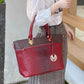 MKF Collection by Mia K. - Grace Signature Tote Bag