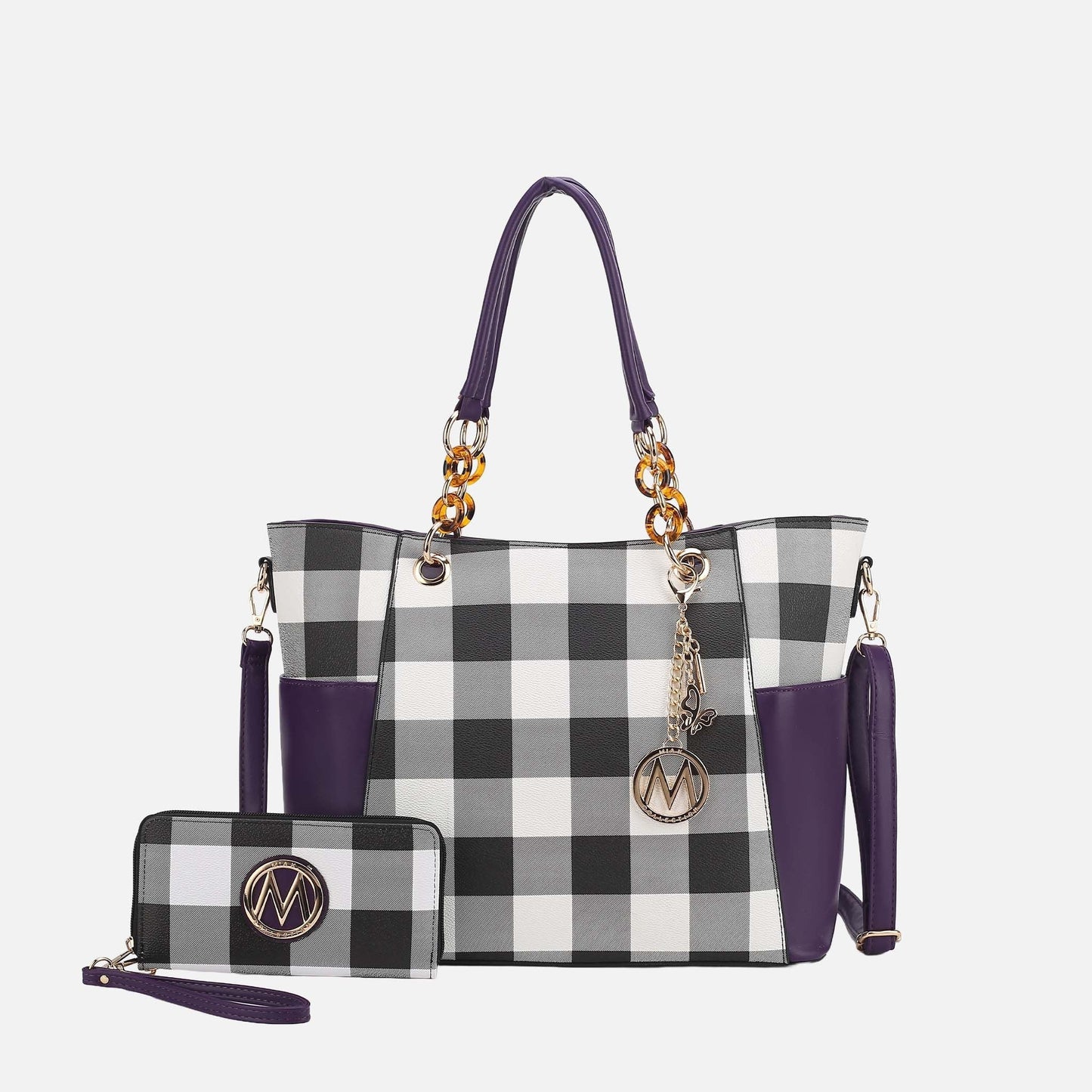 MKF Collection by Mia K. - Bonita Tote Bag and Wallet Set