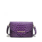 Vanta Solid Croc Saddle Bag