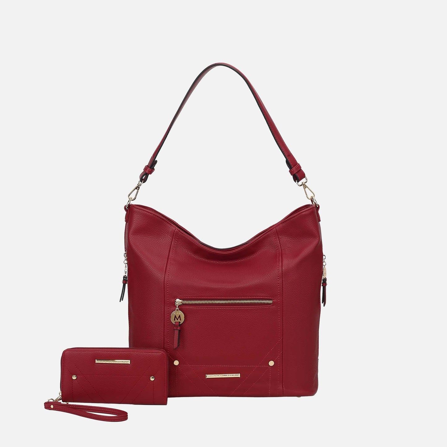 MKF Collection by Mia K. - Jordina 2 PCS Shoulder Bag with Matching Wallet