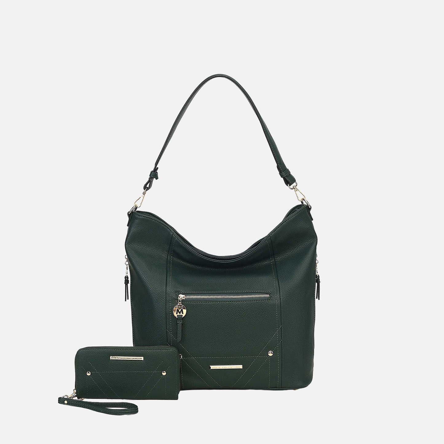 MKF Collection by Mia K. - Jordina 2 PCS Shoulder Bag with Matching Wallet