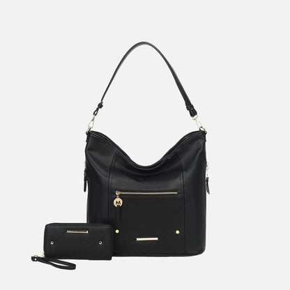 MKF Collection by Mia K. - Jordina 2 PCS Shoulder Bag with Matching Wallet