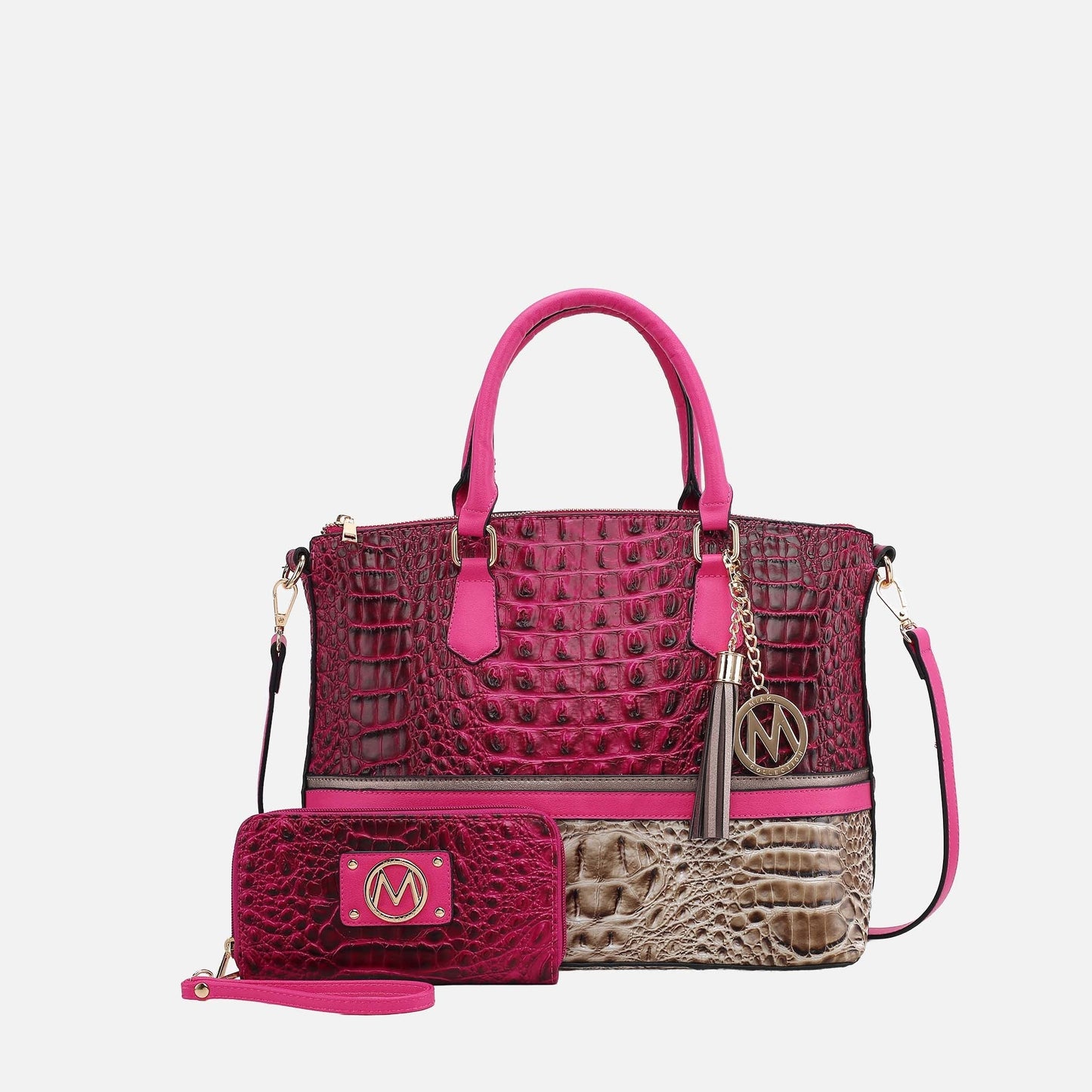 MKF Collection by Mia K. - Autumn Tote Bag and Wallet Set