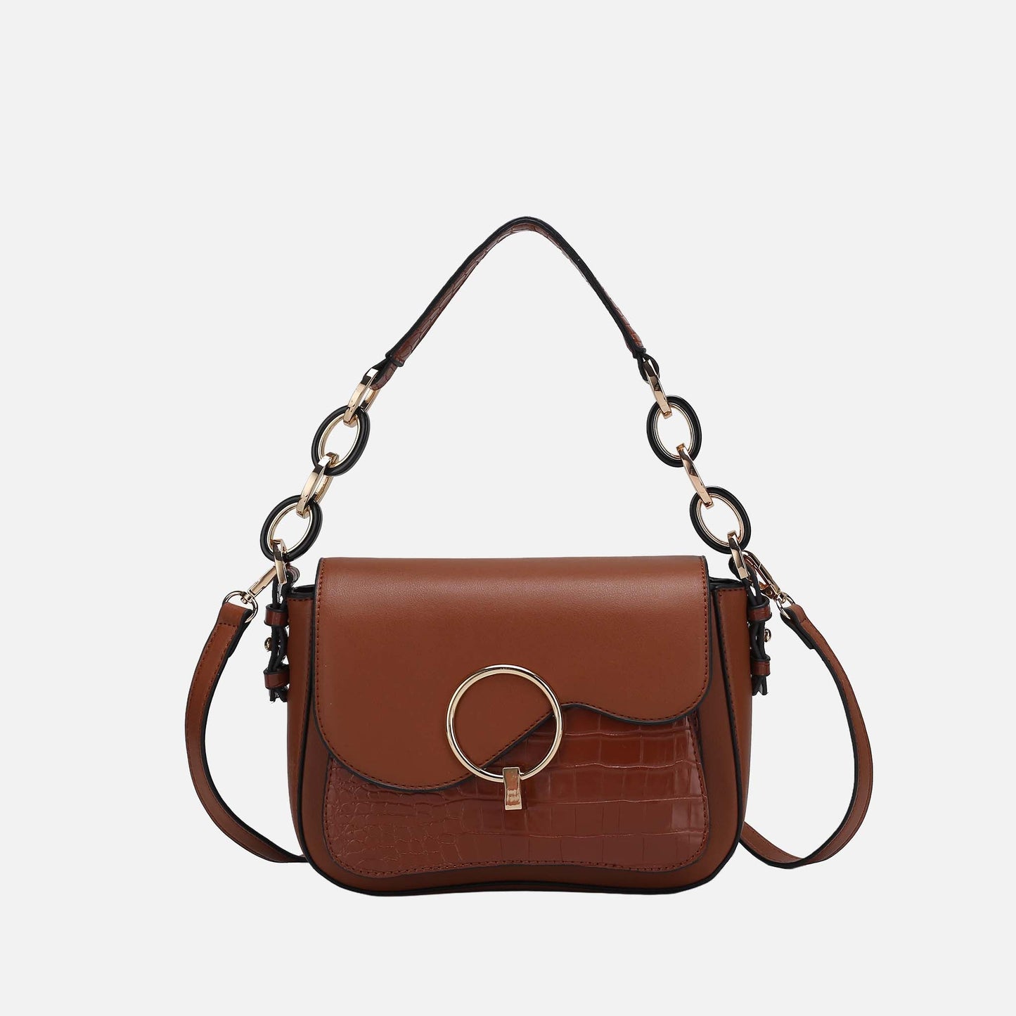 MKF Collection by Mia K. - Fanta Croc Shoulder Bag