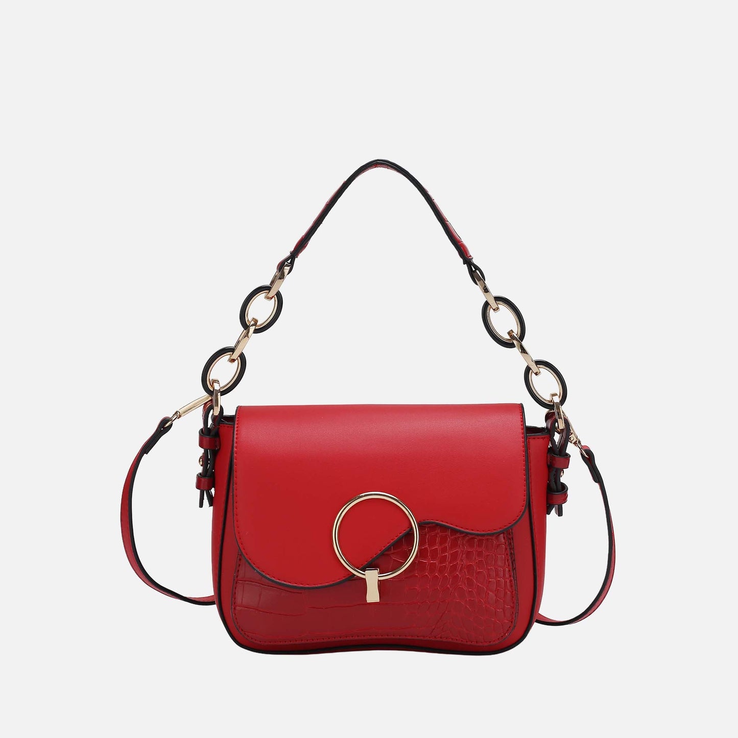 MKF Collection by Mia K. - Fanta Croc Shoulder Bag