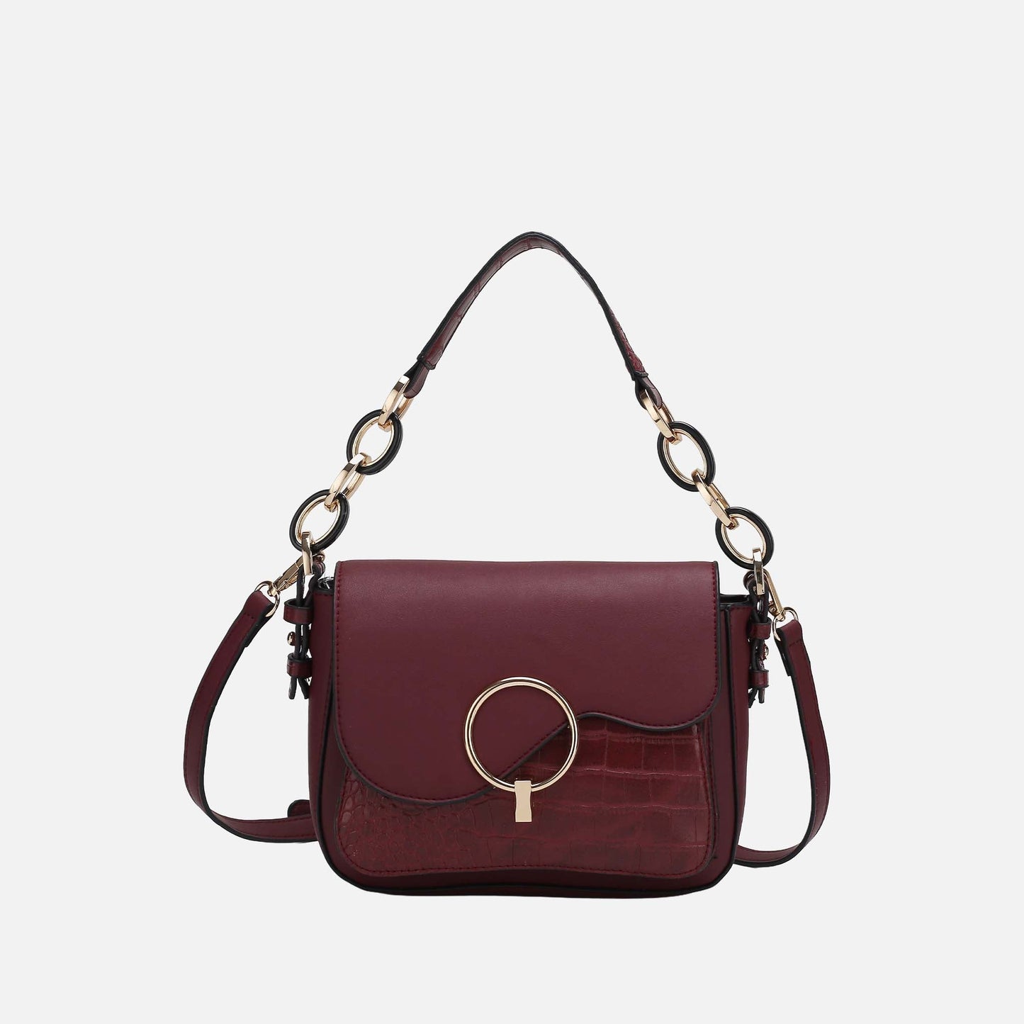 MKF Collection by Mia K. - Fanta Croc Shoulder Bag