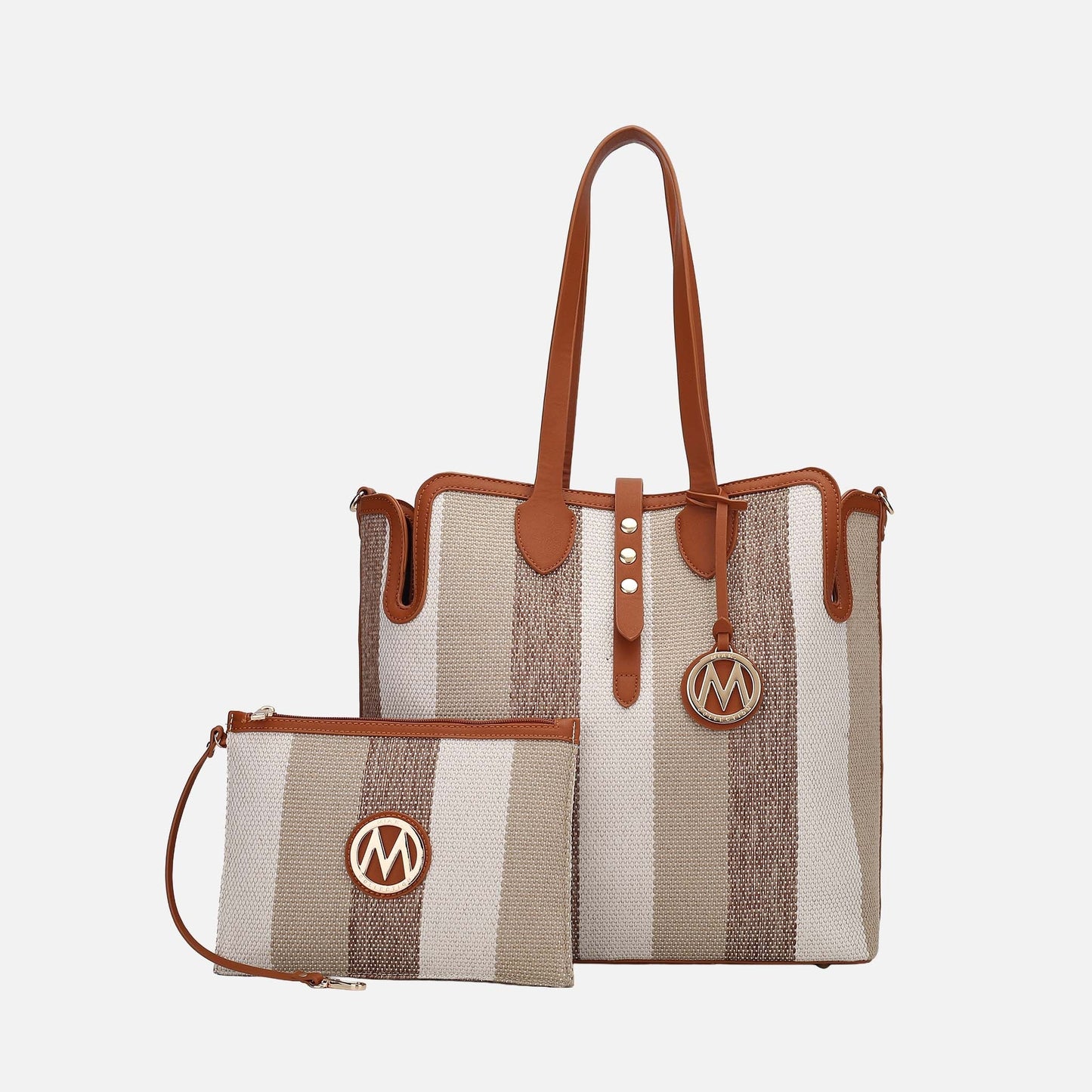 MKF Collection by Mia K. - Juliana Tote Bag and Wristlet Set