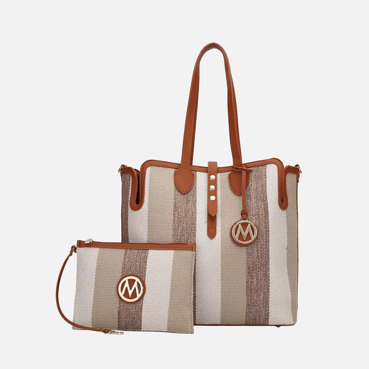 MKF Collection by Mia K. - Juliana Tote Bag and Wristlet Set