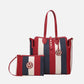 MKF Collection by Mia K. - Juliana Tote Bag and Wristlet Set