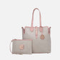 MKF Collection by Mia K. - Juliana Tote Bag and Wristlet Set
