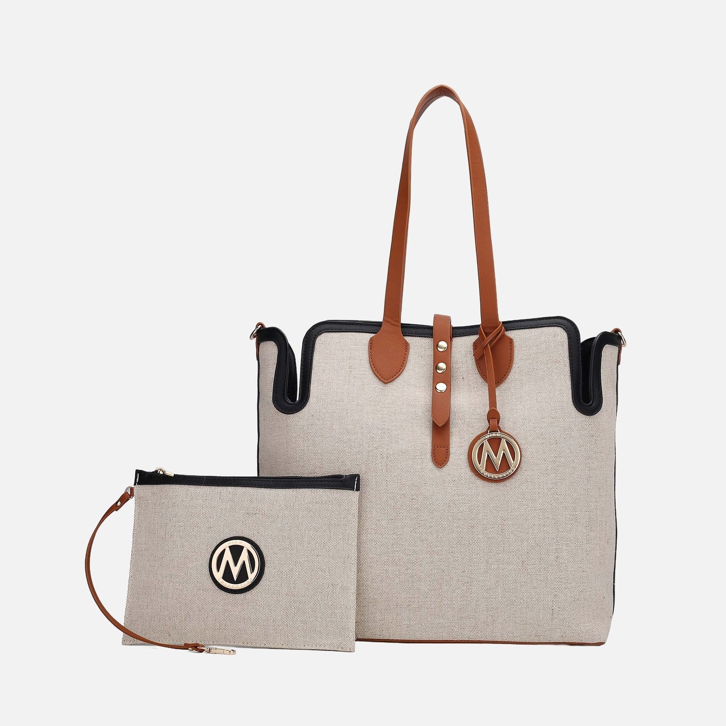MKF Collection by Mia K. - Juliana Tote Bag and Wristlet Set