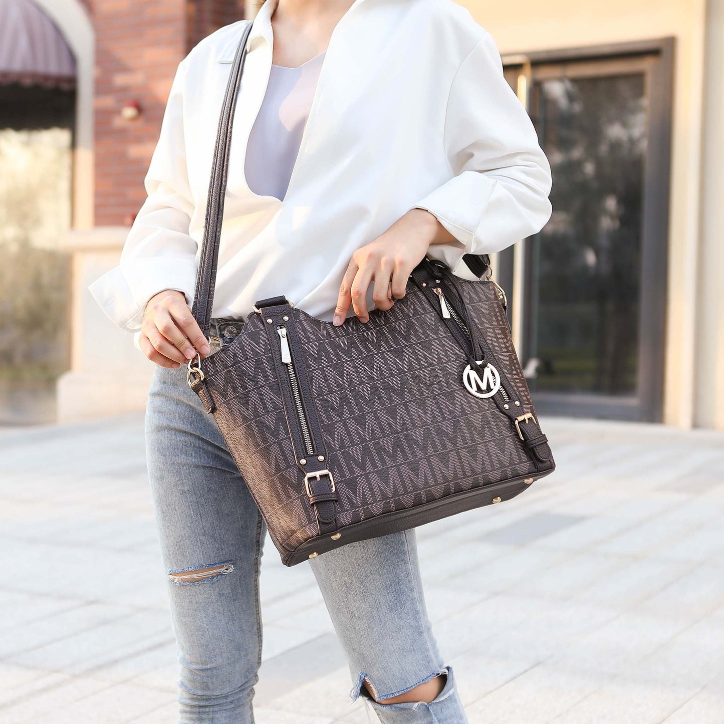 MKF Collection by Mia K. - Thania Signature Tote Bag