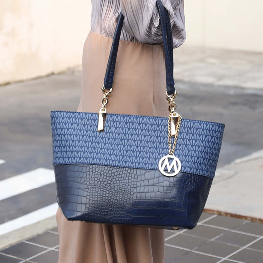MKF Collection by Mia K. - Sasha Signature Tote Bag