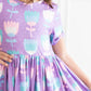 Too Cool Tulips S/S Pocket Twirl Dress