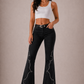 Santa Fe Bell Bottom Jean Black Denim