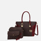MKF Collection by Mia K. - Shonda Signature Tote Bag and Set