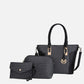MKF Collection by Mia K. - Shonda Signature Tote Bag and Set