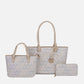 MKF Collection by Mia K. - Lady II Signature Tote Bag and Set
