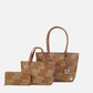 MKF Collection by Mia K. - Lady II Signature Tote Bag and Set