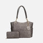 MKF Collection by Mia K. - Allison Signature Tote Bag and Wallet Set