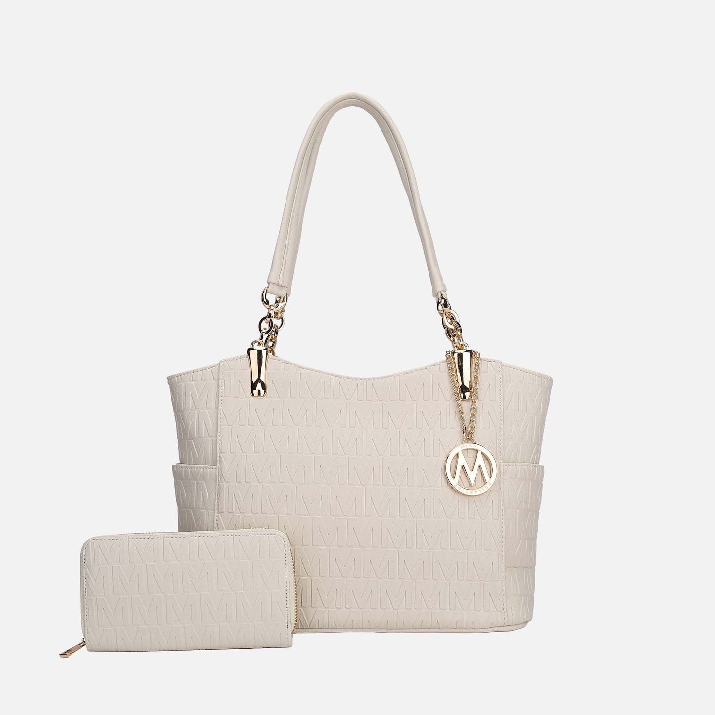 MKF Collection by Mia K. - Allison Signature Tote Bag and Wallet Set