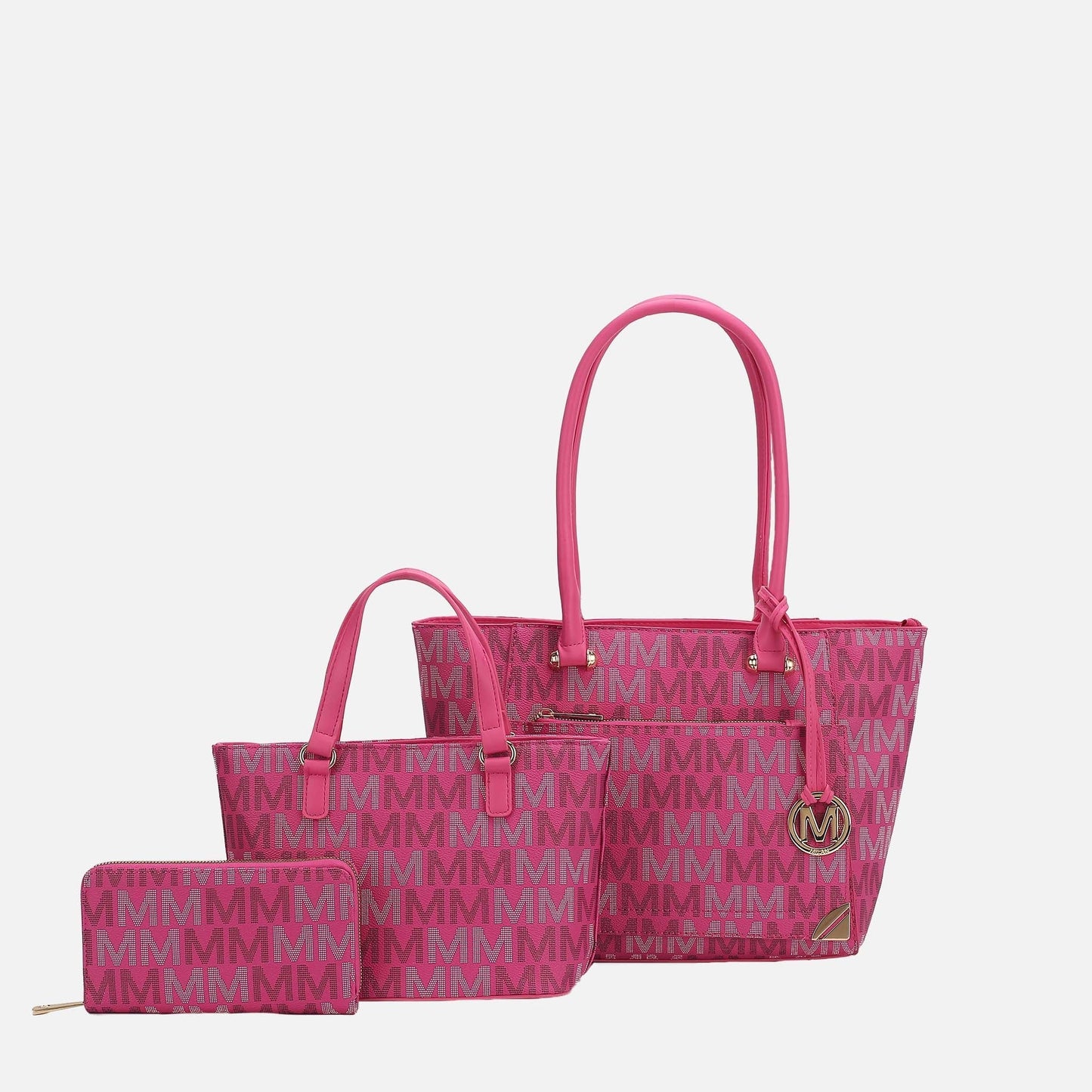 MKF Collection by Mia K. - Lady II Signature Tote Bag and Set