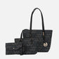 MKF Collection by Mia K. - Aylet  Signature Tote Bag and Set