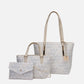 MKF Collection by Mia K. - Aylet  Signature Tote Bag and Set
