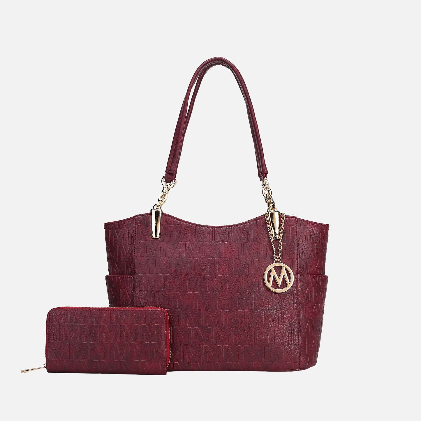 MKF Collection by Mia K. - Allison Signature Tote Bag and Wallet Set