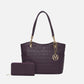 MKF Collection by Mia K. - Allison Signature Tote Bag and Wallet Set