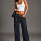 Silver Static Low Rise Jean-Indigo