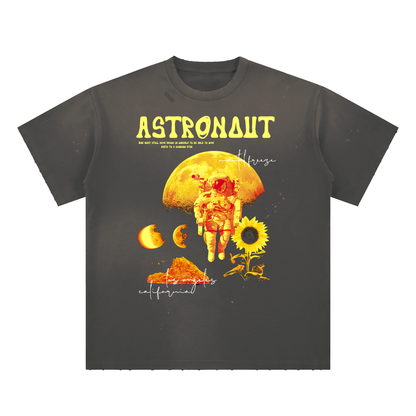 Hand-Frayed Sunfade Paint Splatter T-Shirt