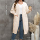 Long Sleeve Pocketed Cardigan