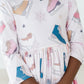 Figure Skate 3/4 Sleeve Twirl Dress