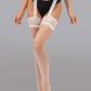 Garter Belt With Lace Stockings