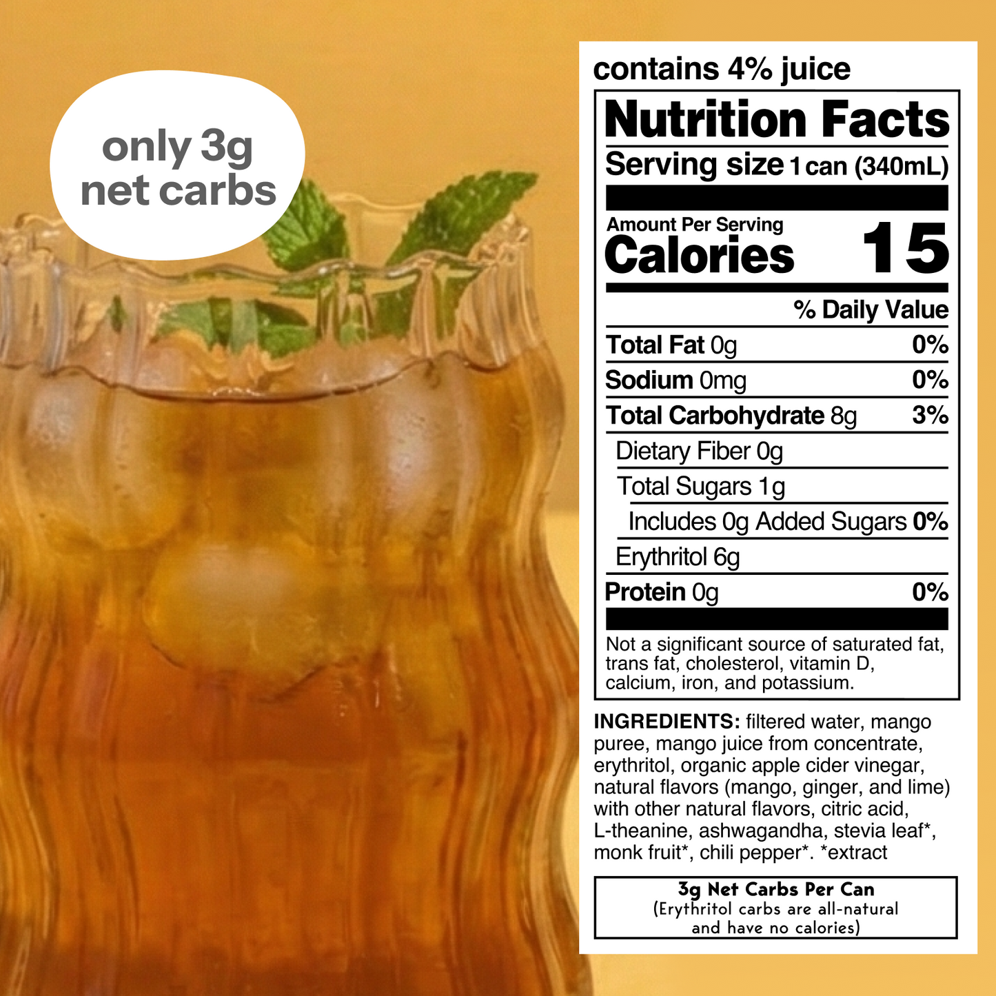 spiced mango (botanical tea | 24 pack)
