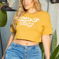 “Take It Easy” Crop Top