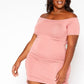 “I See You Looking” Off Shoulder Dress