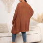 Open Front Cardigan With Pockets