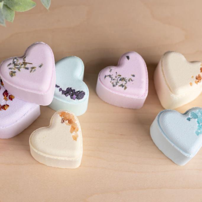 CBD - 8 Bath bombs set -  perfect for a relaxing Valentine's day bath