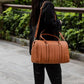 “Luana” Quilted Duffle Bag