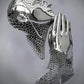 Metal Statue Art Canvas V2