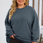 Round Neck Dropped Shoulder Sweatshirt