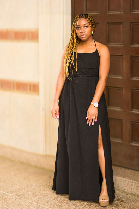 Side Slit Maxi Dress