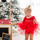 Red 3/4 Tutu Leotard