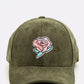 “Rose Voyage” Suede Cap