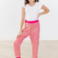 Hot Pink Sequin Joggers