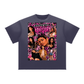 “Parental Advisory” Kehlani Sun Fade Raw Edge Tee
